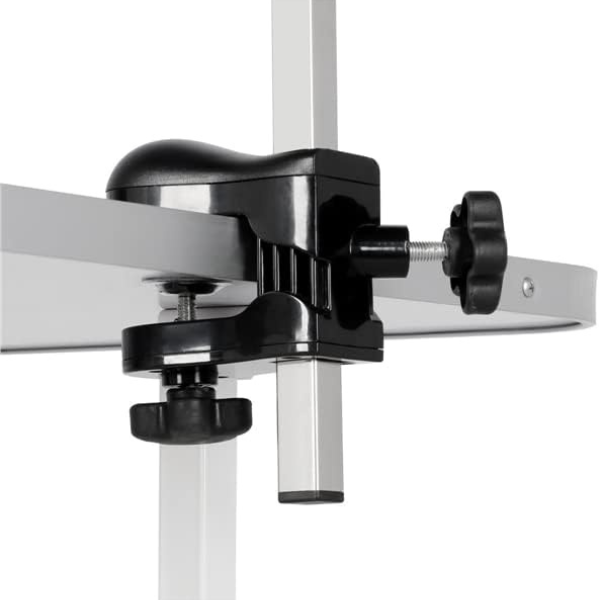 Table de toilettage pour chien pliante - potence réglable - 2 sangles - panier de rangement - surface travail large antidérapente - 100kg