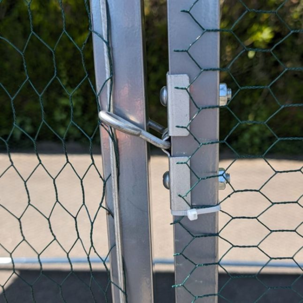 Parc à Poules - 6m² Ø38mm 2x3x2,25m - Acier Galvanisé