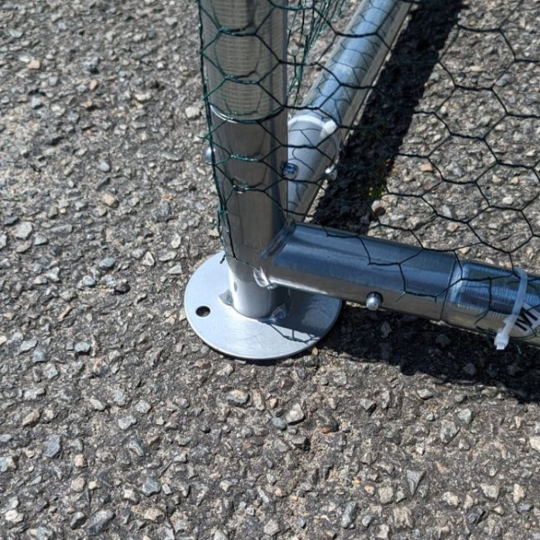 Parc à Poules - 6m² Ø38mm 2x3x2,25m - Acier Galvanisé