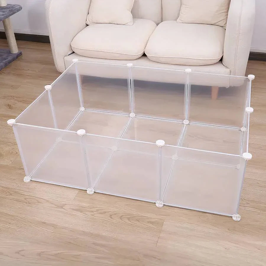 Parc pour chien en combinaison libre et multifonction