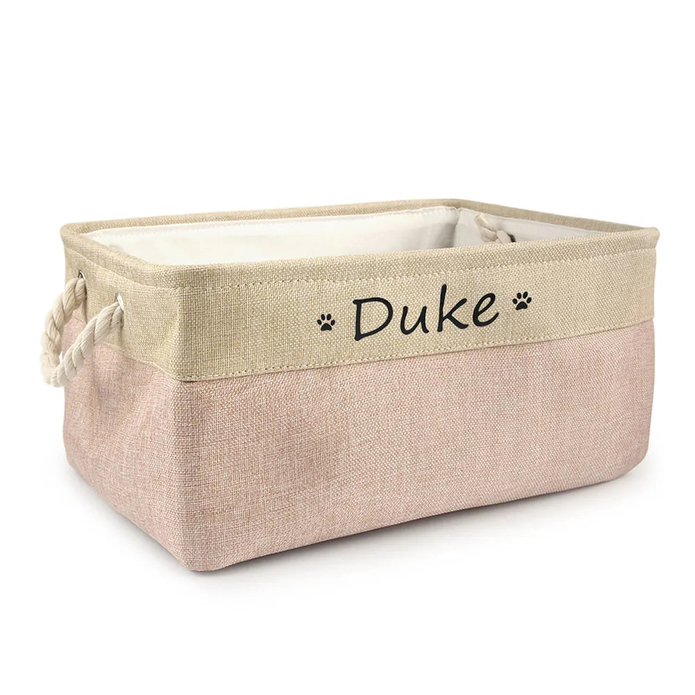 Panier de rangement personnalisé pour animaux