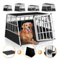 Cage de transport pour chiens en aluminium XXL 97x90x70 cm