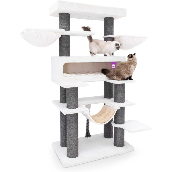 Arbre à chat XXL géant 48 x 176 cm