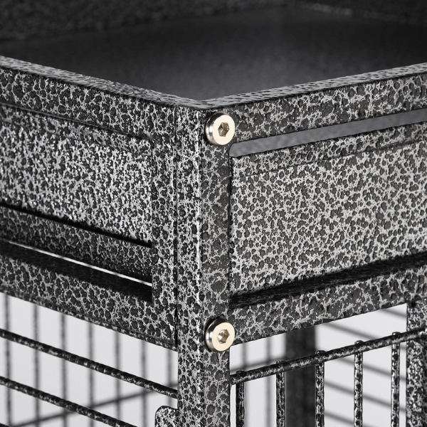 Cage à oiseaux volière - 46l x 36l x 100h cm