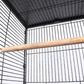Cage à oiseaux volière - 46l x 36l x 100h cm