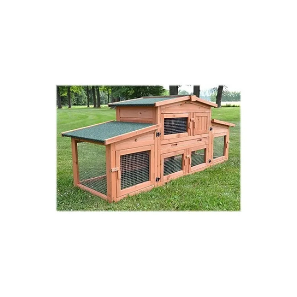 Cage Clapier pour Lapin Extérieur 185x51x75cm