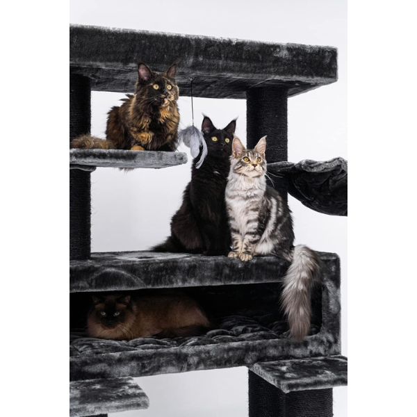 Arbre à chat XXL géant 48 x 176 cm