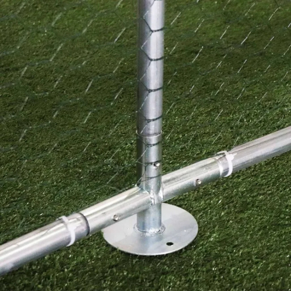 Enclos poulailler 12 m² parc grillagé 4x3 M acier galvanisé