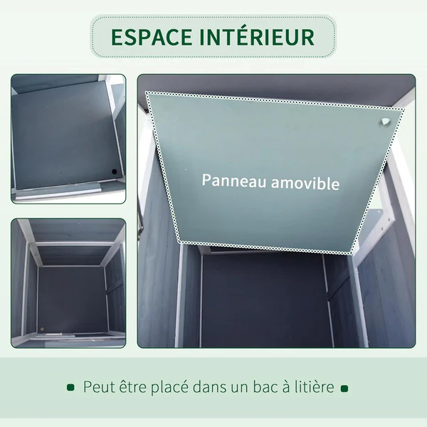 Maison d'Extérieur pour Chat Résistante aux Intempéries