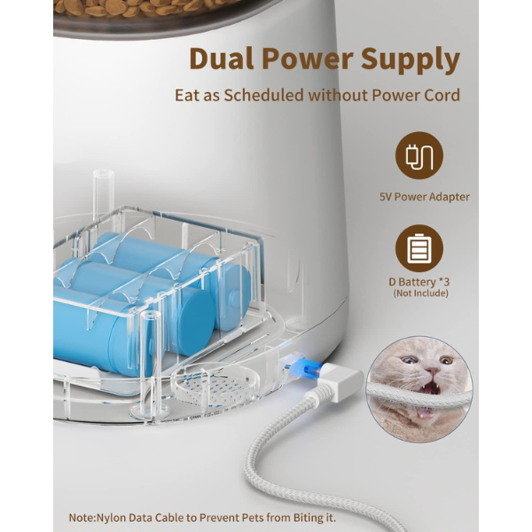 Distributeur de croquette connecté pour chat