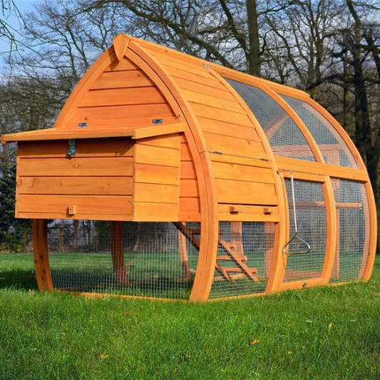 Poulailler en bois pour jardin 2/5 poules 172x76x102 cm