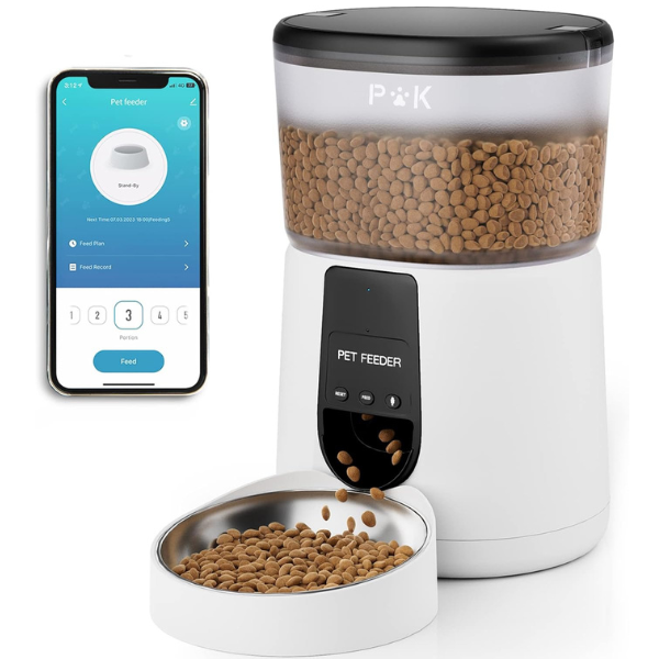 Distributeur de croquette connecté pour chat