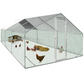 Enclos Poulailler 18 m² Parc Grillagé 6x3 M Acier Galvanisé