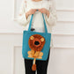 Tote bag chat motif lion
