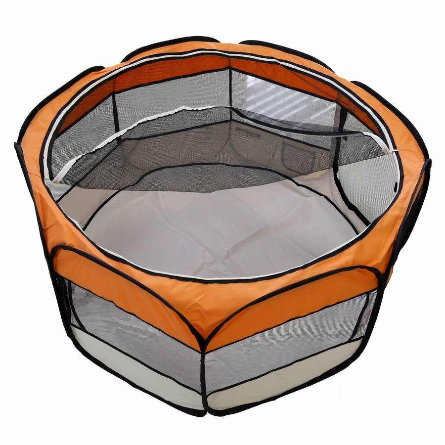 Tente octogonale pliable pour chiens