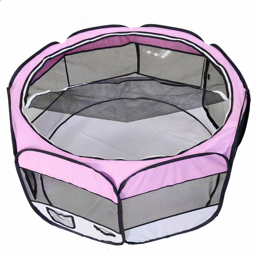 Tente octogonale pliable pour chiens