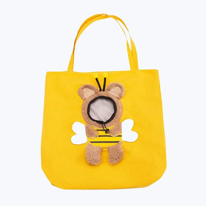 Tote bag chat motif animaux
