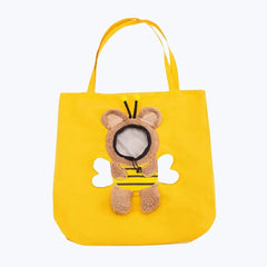 Tote bag chat motif animaux