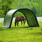 Abri en toile pour chevaux de 22.6m2 larg. 3.70m x long. 6.10m