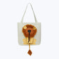 Tote bag chat motif lion