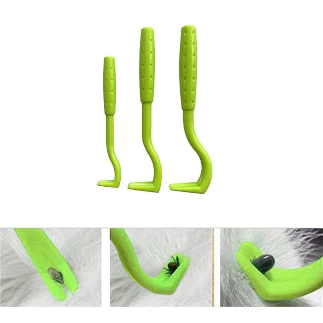 Pince à tiques en plastique pour chien et chat